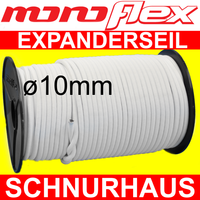 Gummiseil 50m Monoflex Expanderseil ø 10mm schwarz 